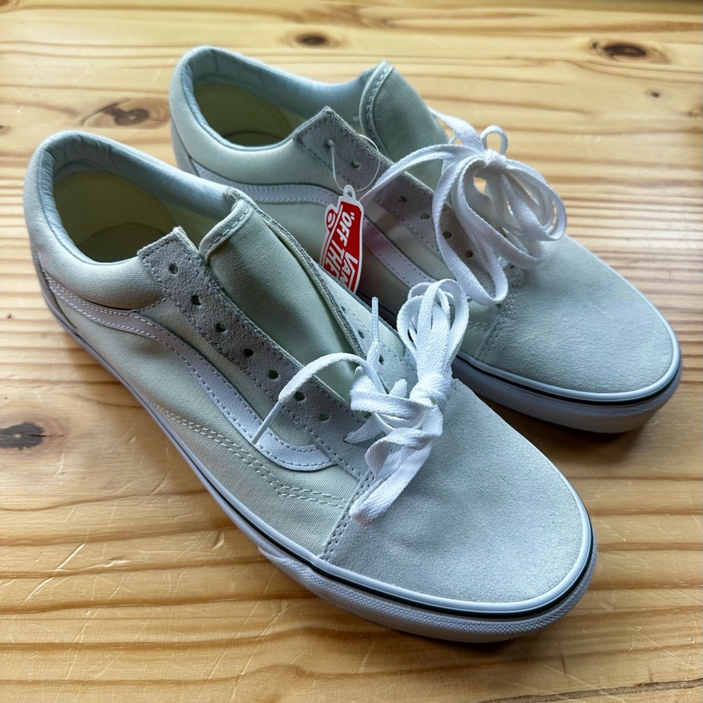 Men’s Vans Old Skool Blue Flower/True White Sneakers